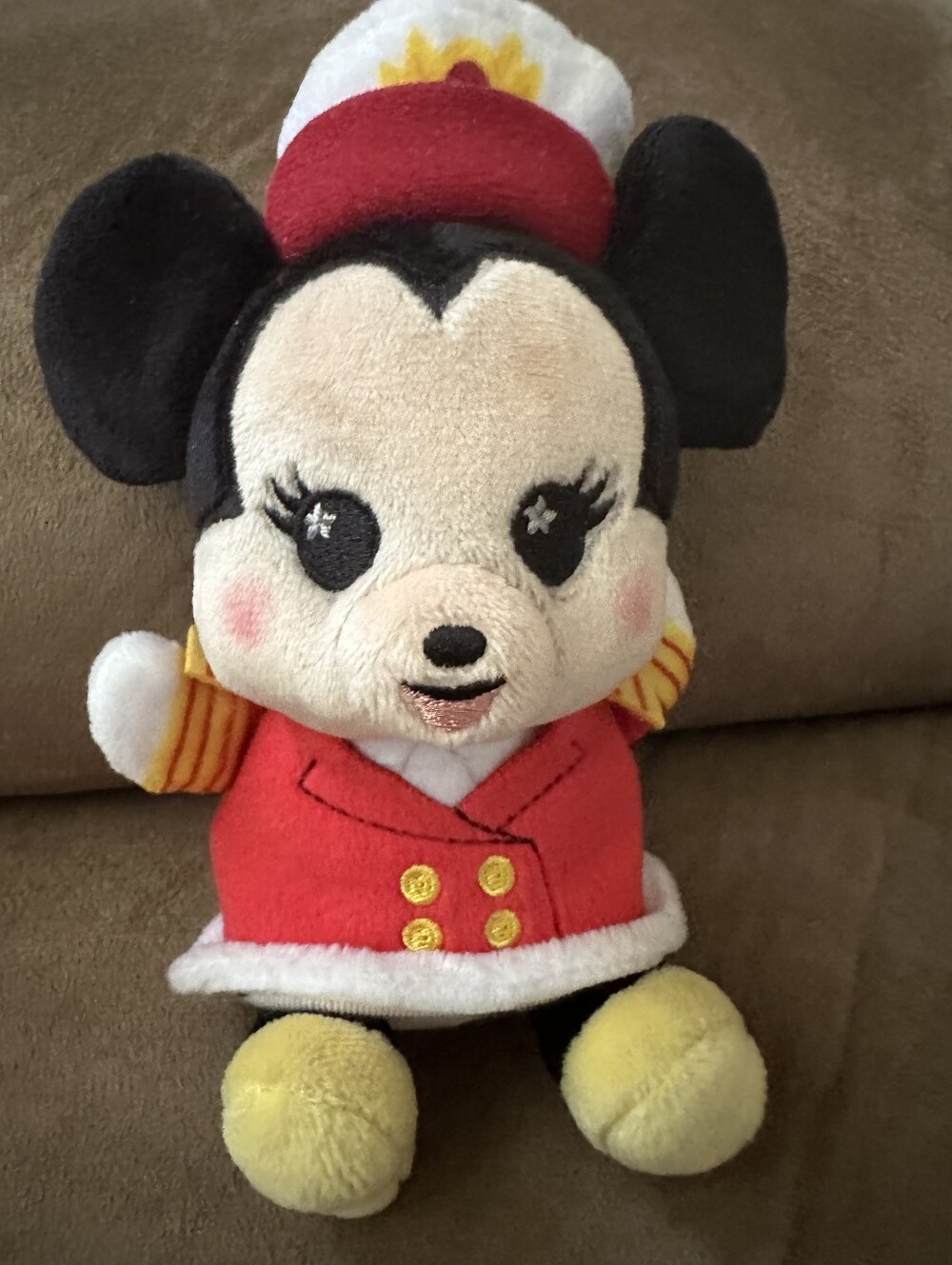 Disney Minnie Mouse Plush Toy in Red and Black
